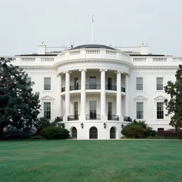 the white house by artist andy warhol,