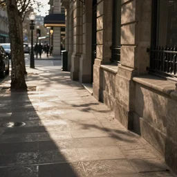 Paris sidewalks