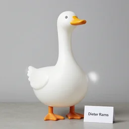 duck duck goose giant toy with name card by dieter rams