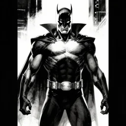 super villain called dark matter, black and white comic cover, comic art, concept art, style by alex ross, david finch