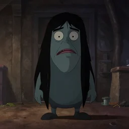 still from animated horror movie, animated movie shot, cinematic lighting