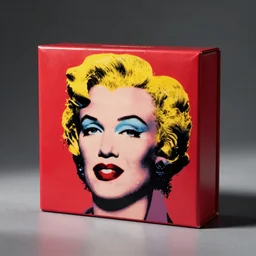 brillo box in the style of andy warhol