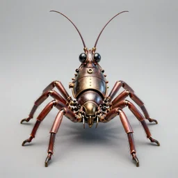 steampunk scolopendra, 3 d model, unreal engine realistic render, 8 k, micro detail, intricate, elegant, highly detailed, centered, digital painting, artstation, smooth, sharp focus, illustration, artgerm, tomasz alen kopera, wlop
