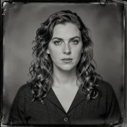 photography of cristina hendricks, tintype, deregoue