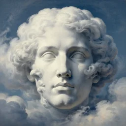 face in the clouds, face made out of clouds, intricate,, highly detailed, digital painting, smooth, sharp focus, illustration, art by gustave dore, octane render