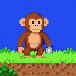 a still from the game monkey island, pixelart