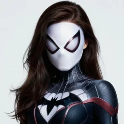the portrait of spiderwoman dark knight vagabond as absurdly beautiful, gorgeous, sophisticated, young gravure idol, an ultrafine hyperdetailed illustration by kim jung gi, irakli nadar, intricate linework, bright colors, octopath traveler, final fantasy, unreal engine 5 highly rendered, global illumination, radiant light, detailed and intricate environment