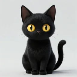 black cat, humanoid features, Greg Rutkowski