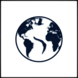 minimalist design, simple, beautiful, vector based, flag of the earth