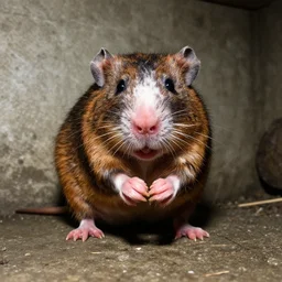 Disgusting mole rats beatboxing in a basement