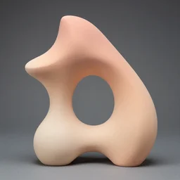 singular balanced asymmetrical arched biomorphic form with ombre pastel colors, by jmw turner, professional peach photography