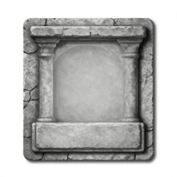 template of the front of a square hearthstone card. open as a psd file in photoshop. space for text and statistics. made by fantasy flight games. uncropped