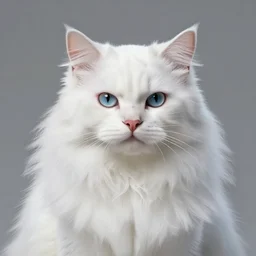 portrait of the powerful space queen white fluffy cat in the style of boris vallejo and in the style of edmund blair leighton. glowing, ornate and intricate linework, sharp focus, depth of field, stunning, dynamic lighting, ultrafine and hyperdetailed.