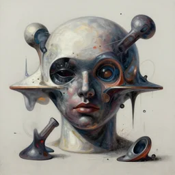 a surrealist abstract meme from the future