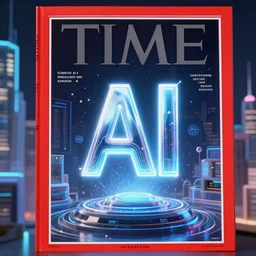 TIME magazine cover, the coming AI singularity, 4k, CG society