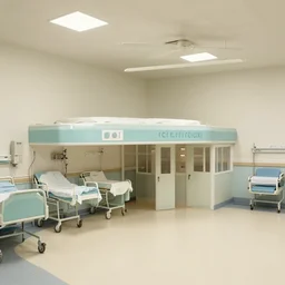highly detailed wide - angle portrait of a retro 1 9 6 0 s hospital, nicoletta ceccoli, mark ryden, lostfish, earl nore, hyung tae, frank frazetta, global illumination, god rays, detailed and intricate environment