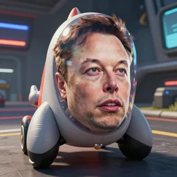 elon musk inflatable head in rocket league, teaser trailer footage, 8 k
