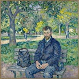 sunday in the park with george by paul signac, pointillist,