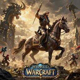 mount epic headless horseman's mount screenshot world of warcraft mounts worldboss comics, art by artgerm and greg rutkowski and magali villeneuve, that looks like it is from borderlands and by feng zhu and loish and laurie greasley, victo ngai, andreas rocha, john harris