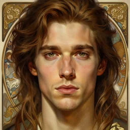 beautiful bucky barnes, intricate, elegant, highly detailed, digital painting, beautiful highly detailed face, artstation, concept art, smooth, sharp, focus, illustration, art by artgerm and greg rutkowski and alphonse mucha