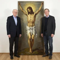 Richard Schmid and Jeremy Lipking full length portrait painting classic Jesus christ