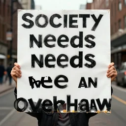 society needs an overhaul,