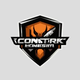 logo of a counter strike competitive e - sport company. vector.