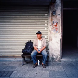 Candid Street Photography. Ektachrome 100