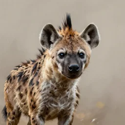 digital painting of a punk hyena, by greg rutkowski and anthony jones, artstation, very detailed, high quality, 8 k