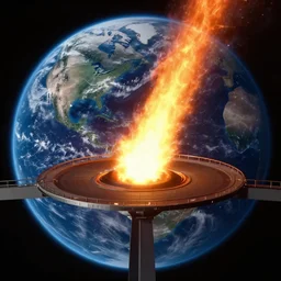 YES! Roundabout starts playing as a blazing hot comet hits earth, Realistic, HDR, HDD, Real Event, Caught by James Webb Telescope,