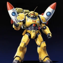 space marine, Holding onto a rocket, Trending on Artstation, Hiroaki Tsutsumi style