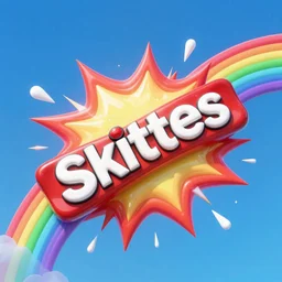 a quasar of skittles with explosions of rainbow, trending on art station, digital art, 4k, space rendering, colorful