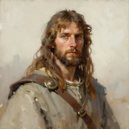 a beautiful portrait painting of an human druid, portrait fantasy art, character art study, hires, 4 k, 8 k, digital art, in the style of keith parkinson