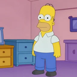 A still from Homer Simpson starring in Twin Peaks (1990)