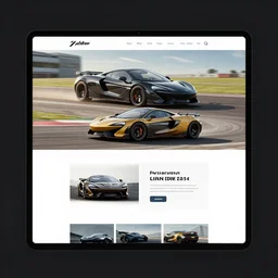 McLaren website design