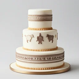 Navajo wedding cakes, hyperrealism, 4k