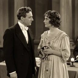 scene from the 1926 film Morbius