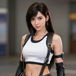 Mid-Close 3/4 Portrait of Tifa Lockhart