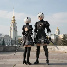 a 2 from nier : automata in kiev, ukraine