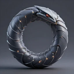 orobouros torus hd geometry ai enhanced, pixar style