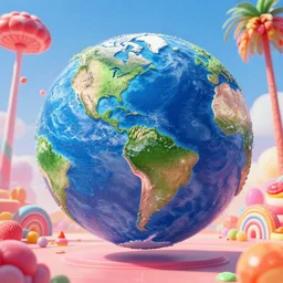 earth as candyland