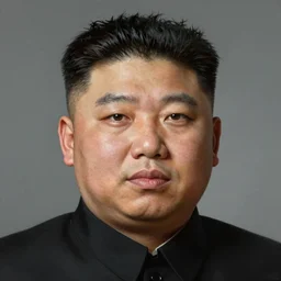 portrait of kim jong - un!!!!!!!!!!!!!!!!!!!!!!!!!!!, detailed face, detailed painting,, epic lighting, by ilya repin, phil hale and kent williams