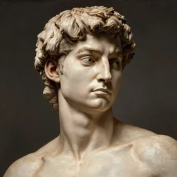 portrait, oil painting by Michelangelo