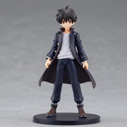 takumi fujiwara, an anime nendoroid of takumi fujiwara, figurine, detailed product photo