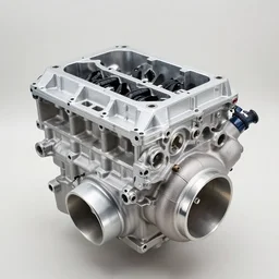 cast aluminum inline 4 engine block turbo charged L3-VDT 2.3 MZR