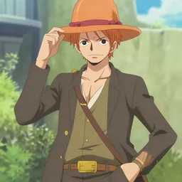nami from one piece as a detective from sherlock holmes
