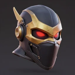 This is an extremely intrictaely detailed 3d render of a octane render robot ninja helmet mask fantasy art overwatch and heartstone video game icon. The 3d game art cover is official fanart from behance hd artstation by BEEPLE, Jesper Ejsing, RHADS, Makoto Shinkai, Lois van baarle, ilya kuvshinov and rossdraws.