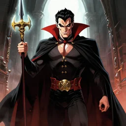 Dracula in Mike Mignola Art Style 8k