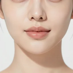 hight focus of a symmetrical portrait of a wonderful lady with clear skin and the lips that are sewn with black thread, dramatic light, cinematic, artstation, poster, octane render 8 k s 1