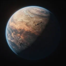 Alien planet skybox
